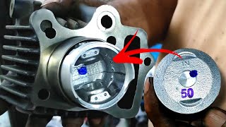 Reboring Motorcycle Engine Cylinder And Polishing Process  Zimbiker [upl. by Leasim473]