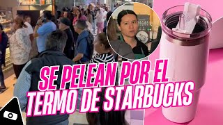 EL TERMO DE STARBUCKS MAS IMPOSIBLE DE CONSEGUIR  LA PELEA POR EL STRABUCKS STANLEY ROSA [upl. by Iniffit]