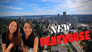 Penthouse Tour at Marquee in Lougheed Heights by Bosa amp Bluesky Properties [upl. by Aitnuahs]