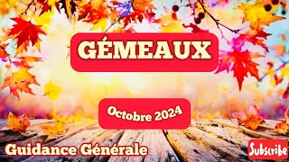 GÉMEAUX  Guidance Générale  OCTOBRE 2024 un début de quelque chose à éclaircir 🙏🏼 [upl. by Ednargel]