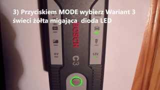 Obsługa prostownika automatycznego BOSCH C3 i ładowanie akumulatora samochodowego 12V [upl. by Clinton797]