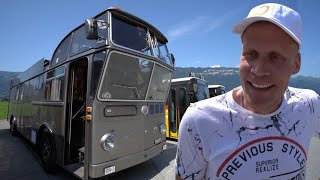 Größte Wohnmobile der Welt mit Hochsitz Lenker und Kaminstube Patrick 28 baut TraumCampervan 🔥 [upl. by Dalohcin]