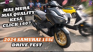 SAMURAI 155i DRIVE TESTl SAMURAI 155i PRICE l SAMURAI 155i REVIEW l motoREView [upl. by Rialc763]