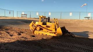 RC Airfield repair Parking lot rut repair Pt2 Rc construction [upl. by Mahon]