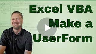 Excel UserForm Automate Your Data Entry  CODE INCLUDED [upl. by Anawd900]