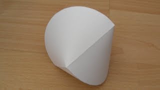 Paper Sphericon Tutorial [upl. by Parry]