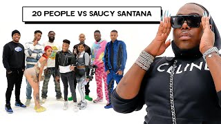 20 MEN VS 1 RAPPER SAUCY SANTANA with Shamar  Finding Bae Ep 1 [upl. by Attennod]