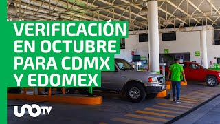 Verificación octubre 2024 autos que deben hacerla en CDMX y Edomex [upl. by Relyk445]