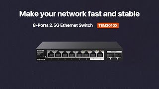 8Port 25G Ethernet Switch with 210G SFP slots [upl. by Daggna]