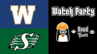 Winnipeg Blue Bombers vs Saskatchewan Roughriders Live Reaction [upl. by Rumney539]