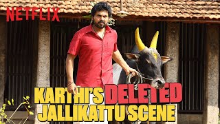 Karthi FONDLY Recalls Jallikattu Memories 🥹 Ft Arvind Swami  Deleted Scene  Meiyazhagan [upl. by Htessil876]