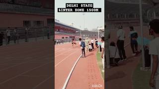 DELHI STATR SCHOOL GAMES amp INTER ZONE 1500 M shorts viralshorts viralvideos 1600m [upl. by Segal]