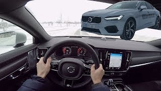 Volvo S90 T8 Hybrid  POV Test Drive [upl. by Aikemit]