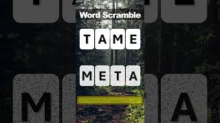 🧩 Word Scramble Challenge 🧩 triviachallenge wordgame wordchallengegames wordpuzzlegame [upl. by Aciret]