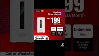 Home WiFi Wireless Connection Best Etisalat WiFi Plans Etisalat WiFi Connection [upl. by Yenaiv]