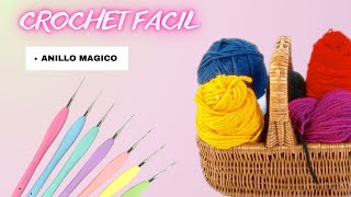 COMO HACER EL ANILLO MAGICO EN CROCHET [upl. by Ettenan]