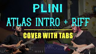 Plini  Atlas intro amp riff cover  WITH TABS [upl. by Vidda]