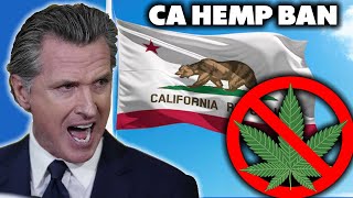 California Hemp Ban  What You Need To Know [upl. by Lianna]