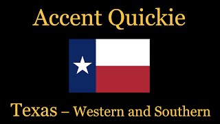 Accent Quickie  American Southern Texas [upl. by Risa146]