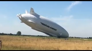 Airlander 10 CRASHES  Worlds Largest Aircraft Damaged [upl. by Oiznun505]