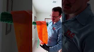 Duct cleaning tape method DuctCleaning HVAC TLCPlumbing HVACTech TapeGuys AirConditioning ABQ [upl. by Anivad746]