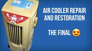 Air cooler repair and restoration  The Final 😍 [upl. by Eiramnaej]