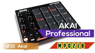 AKAI Professional MPD218  USB MIDI Controller with 16 MPC Drum Pads [upl. by Normandy803]