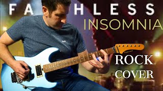 Rock Guitar Cover of Insomnia  Faithless  guitar guitarcover guitarist guitar insomnia [upl. by Ayiak]