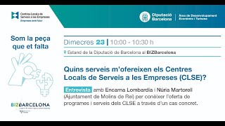 Entrevista Quins serveis mofereixen els Centres Locals de Serveis a les Empreses [upl. by Renfred]