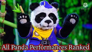 All Panda Performances Ranked  Masked Singer UK Season 3 [upl. by Aizek]