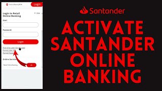 How To Activate Santander Bank Credit Card  Santander Bank Online 2023 [upl. by Marleah875]