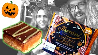 Thorntons Toffee Apple Caramel Shortcake Bites Review [upl. by Rednav]