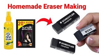 How to make Kneaded Eraser at homeDIY Eraser homemade Kneaded Eraser Moldable Eraser diy [upl. by Resneps]