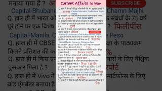 16 Nov Current Affairs  Today Current Affairs  Current Affairs Analysis currentaffairs 16Nov [upl. by Weil]