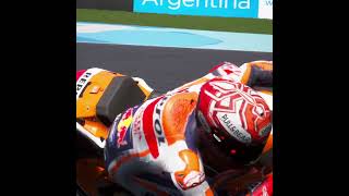 Rossi vs Marquez Argentina Clash [upl. by Htidra521]