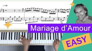 Mariage D’Amour Matrimonio De Amor  Richard Clayderman Piano Tiles 2  Emmanthe [upl. by Enymzaj]