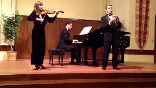 Londonderry Air Danny Boy for Violin Clarinet and Piano [upl. by Everara]