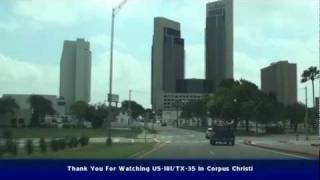 US 181 Corpus Christi TX The Nueces Bay Causeway [upl. by Urbana]