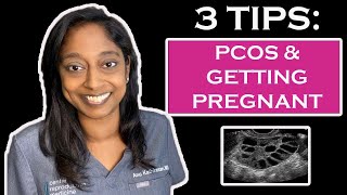 3 TIPS ON GETTING PREGNANT WITH PCOS [upl. by Miarzim]