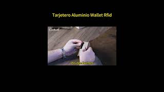 Tarjetero Aluminio Tarjetero wallet [upl. by Nohs]