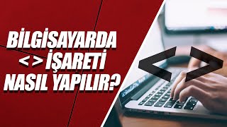 KLAVYEDE KÜÇÜK veya BÜYÜK İŞARETİ NASIL YAPILIR [upl. by Noiroc]