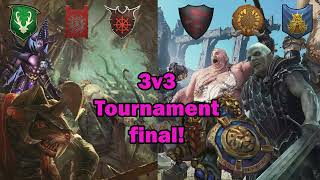 Финал турнира 3на3  Total War Warhammer 3 tournament  Land Battle [upl. by Arteid]