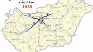 autopalya magyarország gyorsforgalmi úthálózat kiépítése 1964 2010 [upl. by Aeneas756]