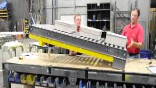 Line Shaft Conveyor Testing [upl. by Jurgen213]