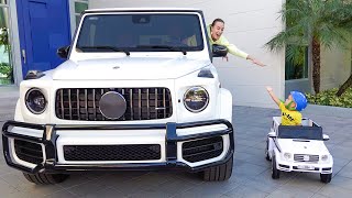 Vlad and Niki transform Moms G Wagon and ride on Monster Trucks [upl. by Yenroc]