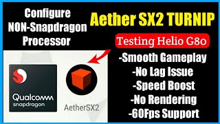 New Aether sx2 Turnip best settings for low end Devices  support all NONSnapdragon Processor [upl. by Byron]