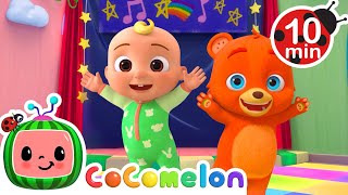 Looby Loo Dance Contest 🌟  CoComelon Animal Time  Moonbug Kids  Farm Animals [upl. by Ennirac]