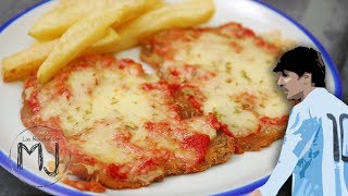 MILANESA A LA NAPOLITANA  La comida favorita de Leo Messi [upl. by Aran]