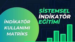 Sistemsel İndikatör Eğitimi  İndikatör Kullanımı Matriks [upl. by Nivle597]