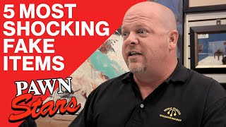 Pawn Stars 5 Fake Items That ALMOST Fooled the Pawn Stars [upl. by Thorner]